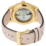 Buy Shop Gucci G Timeless Skeleton 16K Gold Mother of Pearl Dial Pink Leather Strap Watch For Women - YA1264110 USA Online