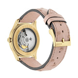 Buy Shop Gucci G Timeless Skeleton 16K Gold Mother of Pearl Dial Pink Leather Strap Watch For Women - YA1264110 USA Online