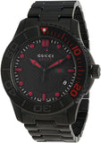 Buy Shop Gucci G Timeless Sport Black Dial Black Steel Strap Watch For Men - YA126230 USA Online