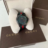 Buy Shop Gucci G Timeless Sport Black Dial Two Tone NATO Strap Watch For Men - YA126229 USA Online