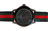 Buy Shop Gucci G Timeless Sport Black Dial Two Tone NATO Strap Watch For Men - YA126229 USA Online