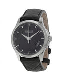 Buy Shop Gucci G Timeless Quartz Black Dial Black Leather Strap Watch for Men - YA126413 USA Online