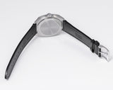 Gucci GG2570 Quartz Black Dial Black Leather Strap Watch For Men - YA142307