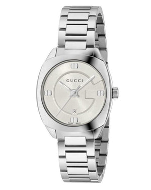 Buy Shop Gucci GG2570 White Dial Silver Steel Strap Watch For Women - YA142502 USA Online