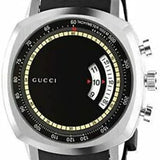 Buy Shop Gucci Grip Chronograph Black Dial Black Rubber Strap Watch For Men - YA157301 USA Online