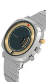 Buy Shop Gucci Grip Chronograph Disney Black Dial Silver Steel Strap Watch For Men - YA157307 USA Online