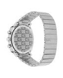 Buy Shop Gucci Grip Collection Quartz Silver Dial Silver Steel Strap Watch For Men - YA157302 USA Online