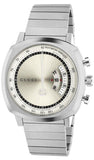 Buy Shop Gucci Grip Collection Quartz Silver Dial Silver Steel Strap Watch For Men - YA157302 USA Online