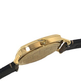 Buy Shop Gucci Grip Disney Mickey Mouse Gold Dial Brown Leather Strap Watch For Women - YA157420 USA Online