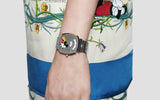 Buy Shop Gucci Grip Disney Mickey Mouse Silver Dial Silver Steel Strap Watch For Women - YA157418 USA Online