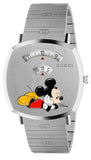 Buy Shop Gucci Grip Disney Mickey Mouse Silver Dial Silver Steel Strap Watch For Women - YA157418 USA Online