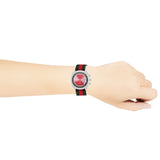 Buy Shop Gucci Grip Quartz Chronograph Red Dial Two Tone NATO Strap Watch for Men - YA157304 USA Online