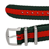 Buy Shop Gucci Grip Quartz Chronograph Red Dial Two Tone NATO Strap Watch for Men - YA157304 USA Online