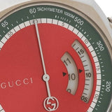 Buy Shop Gucci Grip Quartz Chronograph Red Dial Two Tone NATO Strap Watch for Men - YA157304 USA Online