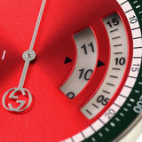 Buy Shop Gucci Grip Quartz Chronograph Red Dial Two Tone NATO Strap Watch for Men - YA157304 USA Online
