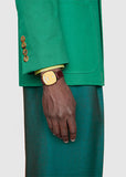 Buy Shop Gucci Grip Quartz Gold Dial Maroon Leather Strap Watch For Women - YA157402 USA Online
