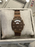 Buy Shop Gucci Grip Quartz Rose Gold Dial Rose Gold Steel Strap Watch For Women - YA157505 USA Online