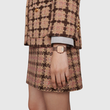Buy Shop Gucci Grip Quartz Rose Gold Dial Rose Gold Steel Strap Watch For Women - YA157505 USA Online
