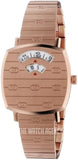 Buy Shop Gucci Grip Quartz Rose Gold Dial Rose Gold Steel Strap Watch For Women - YA157505 USA Online