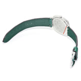 Buy Shop Gucci Grip Quartz Silver Dial Green Leather Strap Watch For Women - YA157404 USA Online