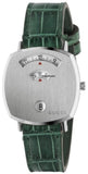 Buy Shop Gucci Grip Quartz Silver Dial Green Leather Strap Watch For Women - YA157404 USA Online