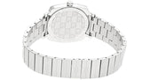 Buy Shop Gucci Grip Quartz Silver Dial Silver Steel Strap Watch For Men - YA157501 USA Online