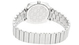 Buy Shop Gucci Grip Quartz Silver Dial Silver Steel Strap Watch For Men - YA157501 USA Online