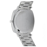 Buy Shop Gucci Grip Quartz Silver Dial Silver Steel Strap Watch For Men - YA157501 USA Online