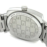 Buy Shop Gucci Grip Quartz Silver Dial Silver Steel Strap Watch For Men - YA157501 USA Online