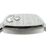 Buy Shop Gucci Grip Quartz Silver Dial Silver Steel Strap Watch For Men - YA157501 USA Online