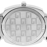 Gucci Grip Quartz Silver Dial Silver Steel Strap Watch For Women - YA157410