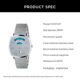 Buy Shop Gucci Grip Quartz Silver Dial Silver Steel Strap Watch For Women - YA157437 USA Online