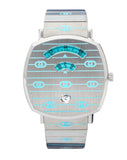 Buy Shop Gucci Grip Quartz Silver Dial Silver Steel Strap Watch For Women - YA157437 USA Online