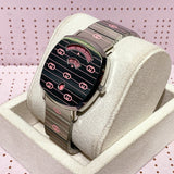Buy Shop Gucci Grip Quartz Silver Dial Silver Steel Strap Watch For Women - YA157438 USA Online