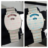 Buy Shop Gucci Grip Quartz Silver Dial Silver Steel Strap Watch For Women - YA157438 USA Online