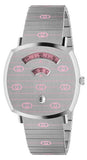 Buy Shop Gucci Grip Quartz Silver Dial Silver Steel Strap Watch For Women - YA157438 USA Online