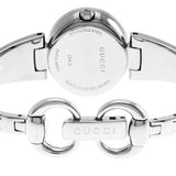 Buy Shop Gucci Guccisima Quartz Black Dial Silver Steel Strap Watch For Women - YA134501 USA Online