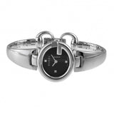 Buy Shop Gucci Guccisima Quartz Black Dial Silver Steel Strap Watch For Women - YA134501 USA Online