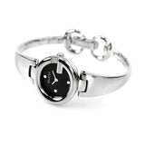 Buy Shop Gucci Guccisima Quartz Black Dial Silver Steel Strap Watch For Women - YA134501 USA Online