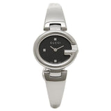 Buy Shop Gucci Guccisima Quartz Black Dial Silver Steel Strap Watch For Women - YA134501 USA Online