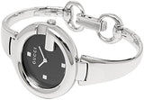 Buy Shop Gucci Guccissima Black Dial Silver Steel Strap Watch For Women - YA134301 USA Online