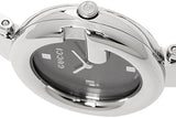 Buy Shop Gucci Guccissima Black Dial Silver Steel Strap Watch For Women - YA134301 USA Online