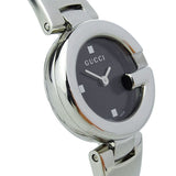 Buy Shop Gucci Guccissima Black Dial Silver Steel Strap Watch For Women - YA134301 USA Online