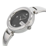 Buy Shop Gucci Guccissima Black Dial Silver Steel Strap Watch For Women - YA134301 USA Online