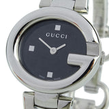 Buy Shop Gucci Guccissima Black Dial Silver Steel Strap Watch For Women - YA134301 USA Online