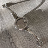 Buy Shop Gucci Guccissima Brown Dial Silver Steel Strap Watch For Women - YA134302 USA Online