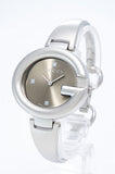 Buy Shop Gucci Guccissima Brown Dial Silver Steel Strap Watch For Women - YA134302 USA Online