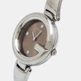 Buy Shop Gucci Guccissima Brown Dial Silver Steel Strap Watch For Women - YA134302 USA Online