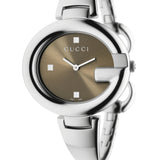 Buy Shop Gucci Guccissima Brown Dial Silver Steel Strap Watch For Women - YA134302 USA Online