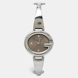 Buy Shop Gucci Guccissima Brown Dial Silver Steel Strap Watch For Women - YA134302 USA Online